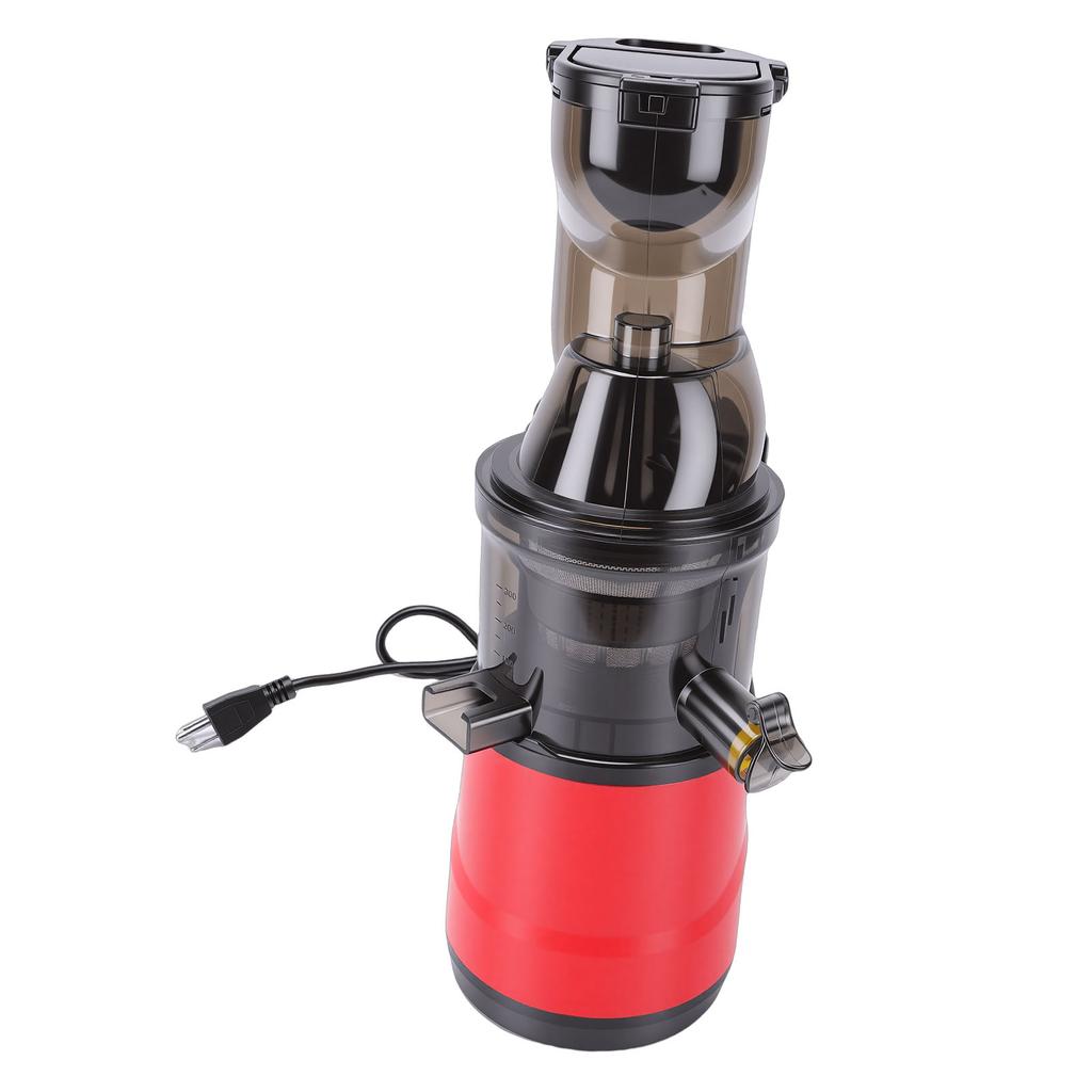 Cold Press Juicer with Wide Feed Chute 350W Slow Masticating Juicer with Pulp Separation for Whole Vegetables and