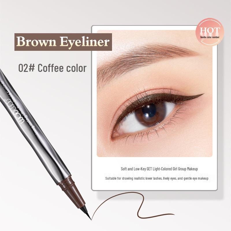 Подводка для глаз WODWOD Стойкая Ультратонкая Быстросохнущая Водостойкая для Новичков