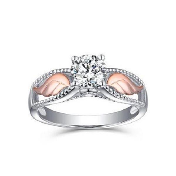 Wunderschöner Damenschmuck Blumiger Ring Zeitloses Design Perfekt Für Hochzeit Und Partys