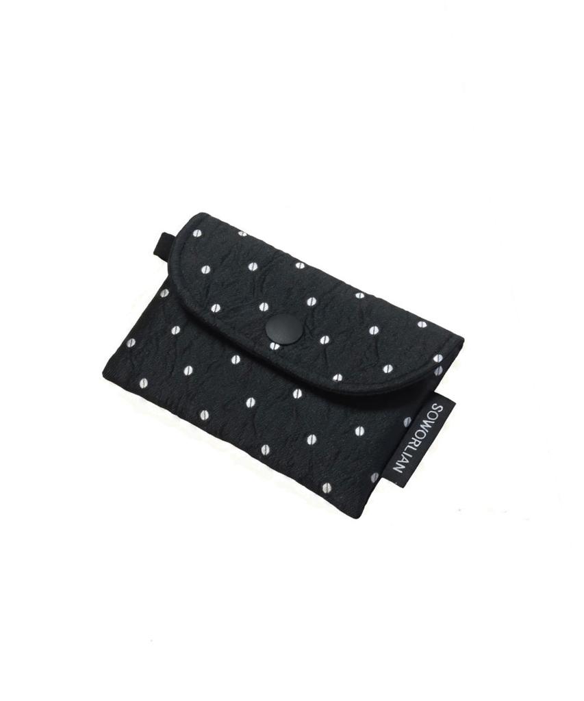 Soworlian Simple Card Wallet_Jqd Dot Black
