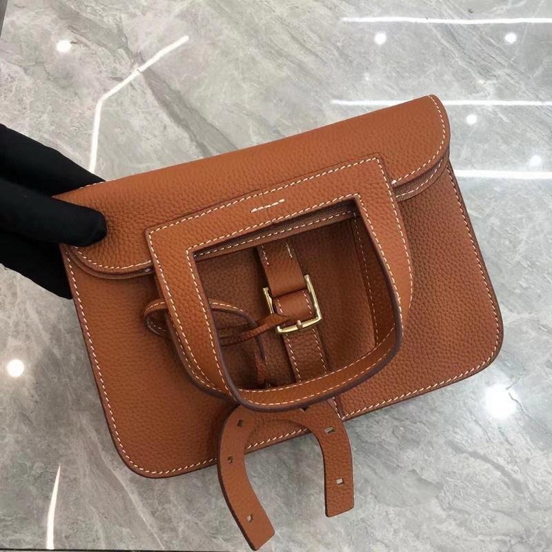 2026 Nuova Borsa da Donna Mini a Forma di Ferro di Cavallo 21,28 cm in Pelle Fibbia Dorata Argento Portatile a Tracolla
