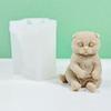 Animal Cat Scented Candle Silicone Mold Handmades 3D Scented Candle Epoxy Mold DIY Craft Women Girl Fondant Mold