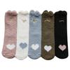 Thermal Socks For Womens Coral Fleece Socks Floral Print Sock Colorful Winter Cute Fashion Fuzzy Female Funny Long Socks