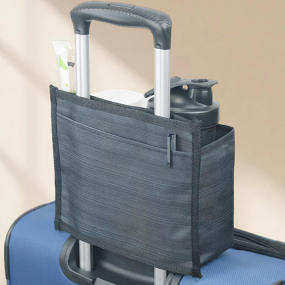 Luggage Travel Cup Holder Multifunction Suitcase Storage Bag Beverage Holder Caddy for Flight Attendants Travelers Accessories