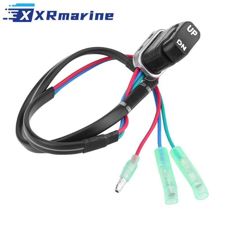 

703-82563-02-00 TRIM & TILT SWITCH Деталь для пульта дистанционного управления подвесным двигателем Yamaha чёрный