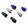 1Pc Inner Diameter 20mm PVC Ball Valve Garden Lawn Irrigation Aquarium Drainage System Water Switch Pipe Fitting White/Blue/Grey