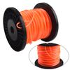 Wire Garden Trimmer Line Nylon Orange Replacement Square Wire