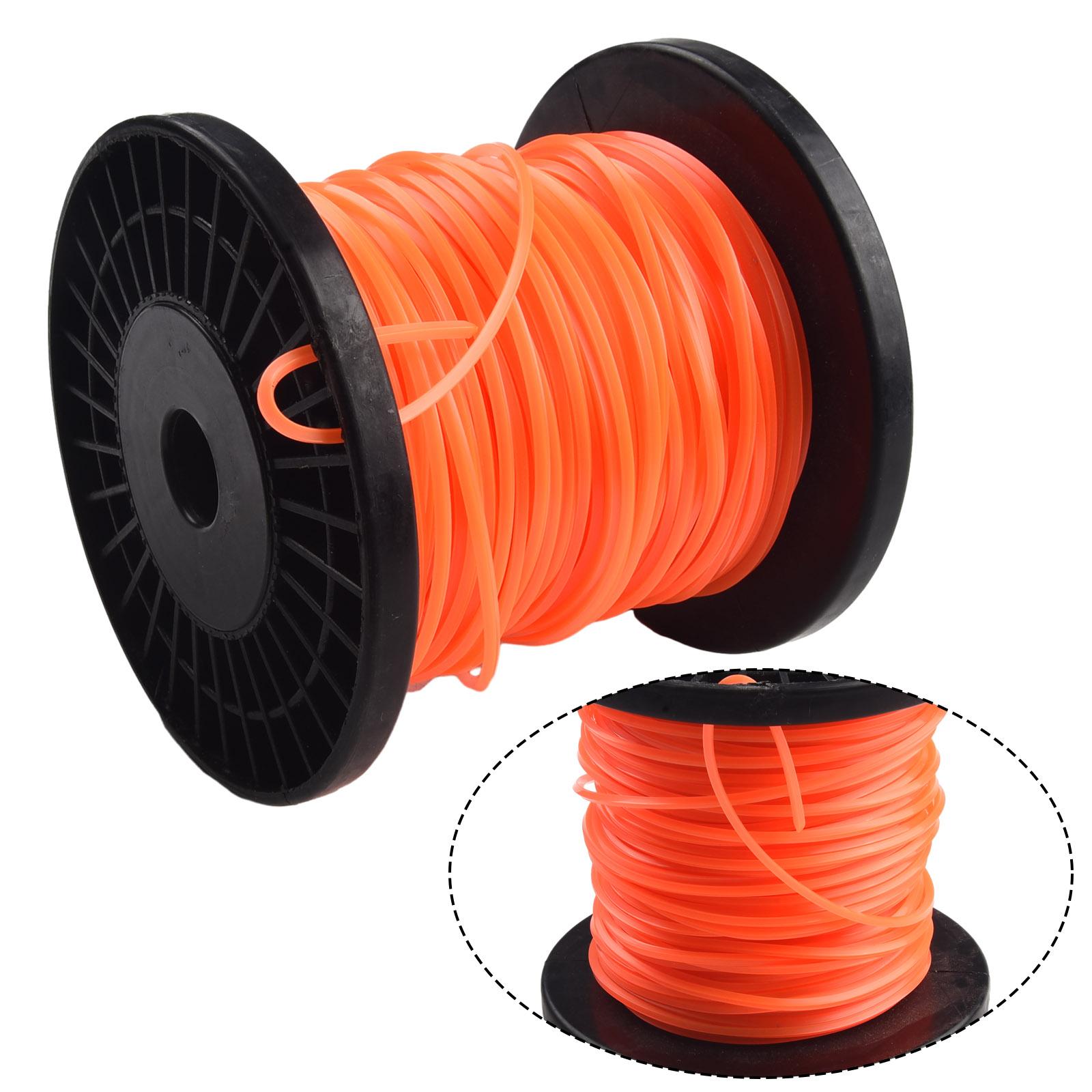 

30m/50m 2.4mm Mowing Nylon Grass Trimmer Rope Brush Cutter Strimmer Line Round Brushcutter Trimmer Cord Line Wire A