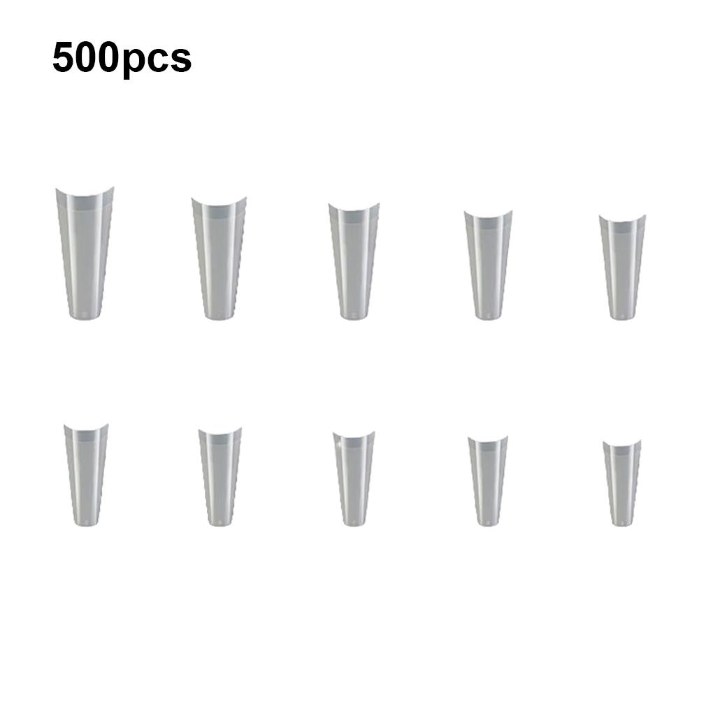 500 Stuks Nagels Kunst Acryl Manicure Lang Nep Gel Ballerina DIY Extensions Decoraties Accessoires voor Meisjes Salon