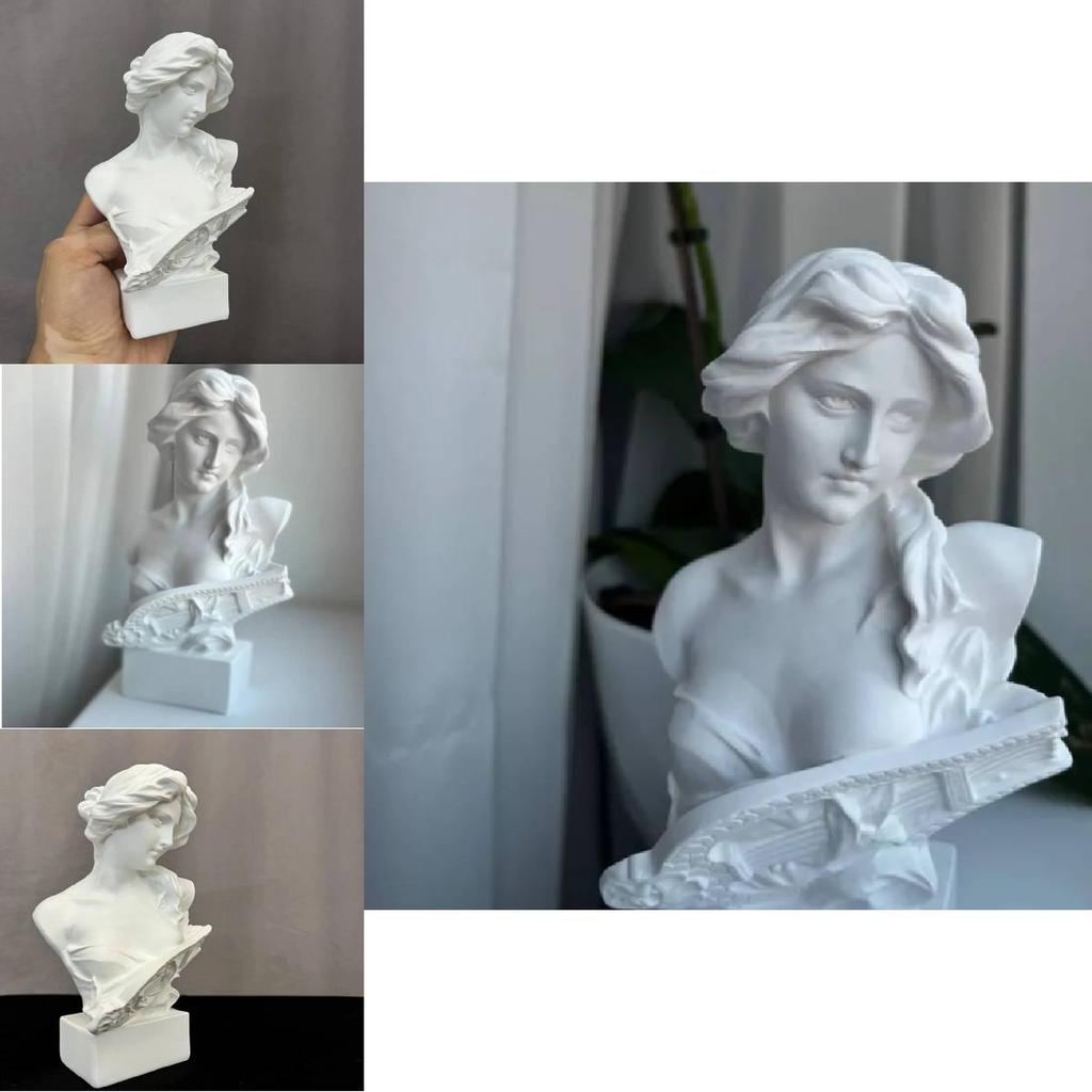 European Style Aphrodite Head Resin Art Sculpture For Home Decor And Artistic Display