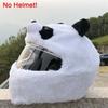 Motorcycle Helmet Cartoons Plush Helmet Protective Cover Helmet Full Face Covers for Outdoor Fun Christmas Personalized Helmets