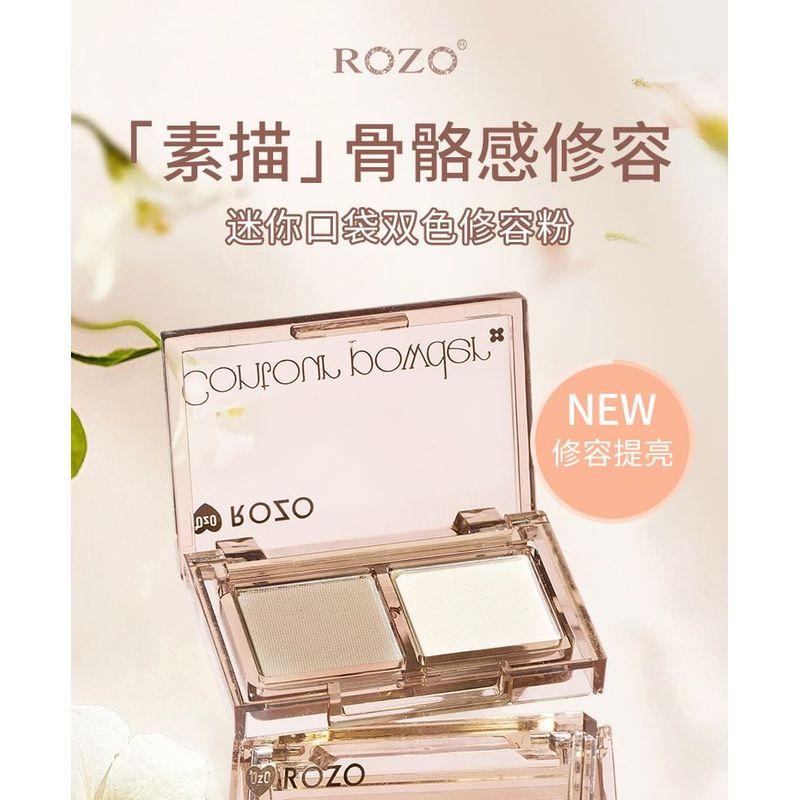 ROZO - Mini Zwei-Farben Contouring Palette - 2 Arten