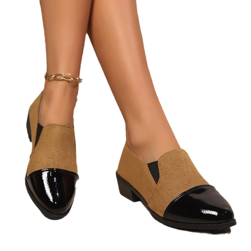 Fashion 2025 Hot Sale Women's Shoes Slip On Women's High Heels Fashion Color Matching Office and Career Sexy Pointed Toe Heels Women