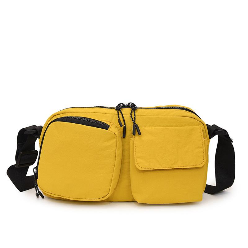 New multi-pocket messenger bag women's fashion casual camera bag men's lightweight sports shoulder bag