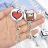 1PCS Hospital Retractable Badge Reel with Belt Clip Cute Nurse Doctor Name Tag Card Holder Accessories Office Supply Clip
