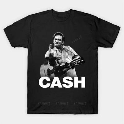 Mens Brand Fashion Tshirt Summer T Shirts For Men Cool Johnny Cash Vintage T Shirt Male Oneck Short Sleeve Casual Tops