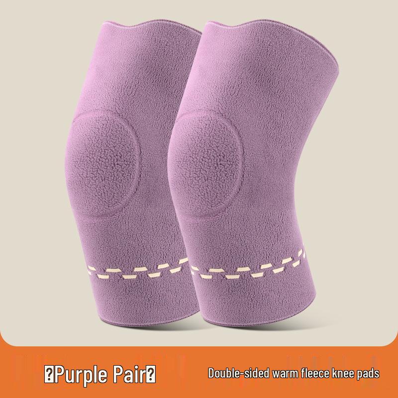 Double-Sided Fleece Knee Warmers: Velvet Thickening for Heat Storage and Cold Protection