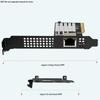 PCI-E 10G Network Card X4 with Realtek RTL8127 for Desktop RJ45.