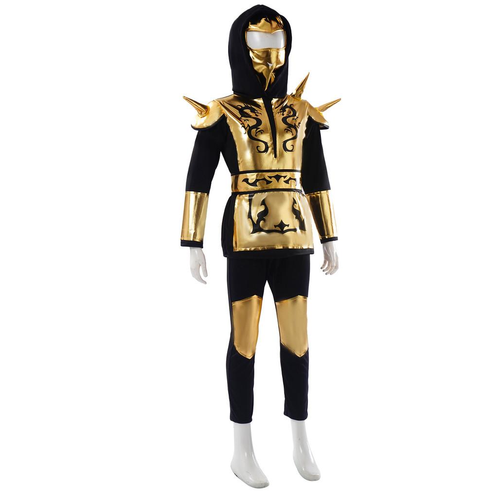 Ninja Children Cosplay Costume With Polyester Fabric For Anime Role Play