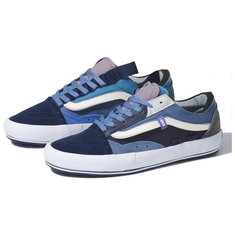 Vans Old Skool Cap Skate Sneakers Shoes 'Blue White' VN0A4UUH21U
