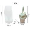 Handmade Middle Finger Silicone Mold for Aromatherapy & Cake Decoration