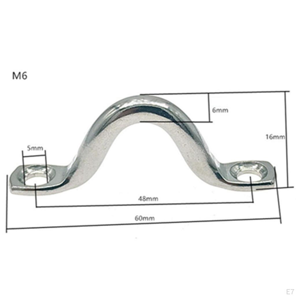 Durable Stainless Steel Boat Deck Loop for Secure Kayak Canoe Rigging