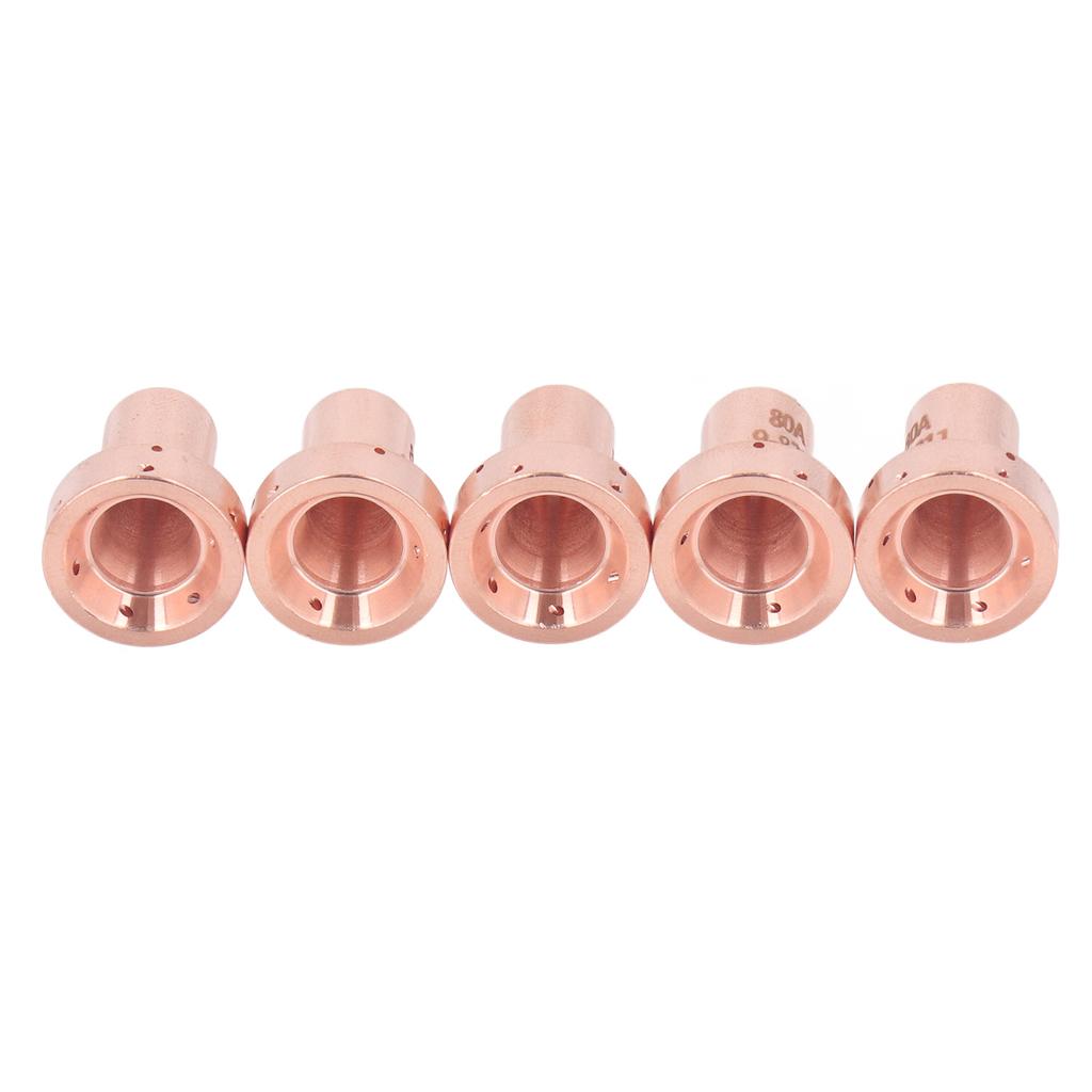 5Pcs Plasma Cutting Torch Tips Consumables 80A Thermal Dynamics SL60 SL100 Nozzle  Replacement