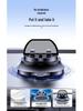 Rotatable Non-slip Car Phone Holder with Luminous License Plate for Dashboard and Temporary Parking