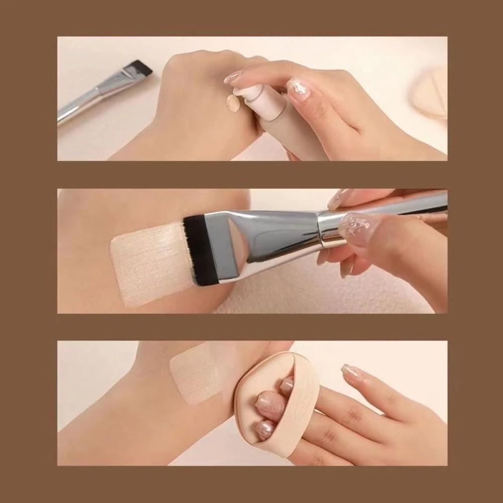 One-Line Makeup Mixing Palette Stainless Steel Cosmetic Beauty Tool Practical Makeup Brush Makeup