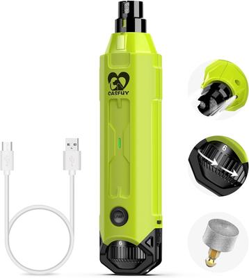 Casfuy Elétrico Unha de Cão 6 Velocidades Mais Novo e Aprimorado Unha de Animal de Estimação Recarregável Elétrico Unha de Cão Indolor Ferramenta de Preparo e Suavização de Patas para e Pequeno
