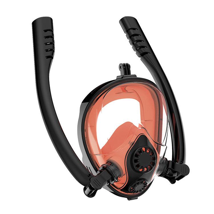Ny dykkermaske Scuba Undervanns Anti-dugg Helmaske Snorkelmaske Kvinner og menn Svømmeutstyr