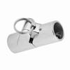 Marine Stainless Steel Folding   Coupling Tube Pipe Connector Boat Hardware Fitting;22mm: