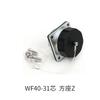 WEIPU WF40 TV+Z 5 9 15 26 31 52Pin Curved Male Plug Female Socket Panel Waterproof Aviation Connector IP65 M40 Large Current