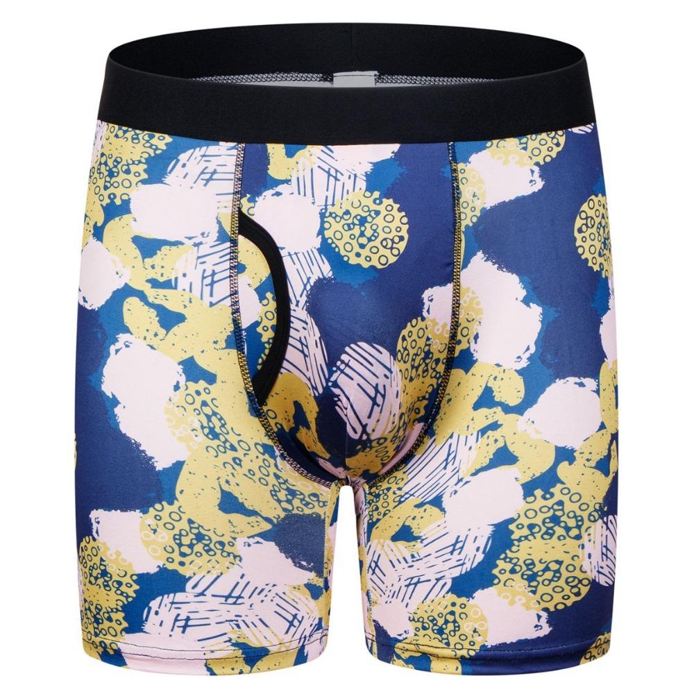 Men's Printed Briefs: Quick-drying, Breathable Boxer Briefs – 3-Pack of Summer Ice-Silk Seamless Briefs
