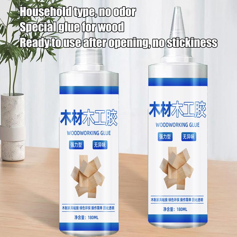 

Wood Glue For Woodworking 180ml Transparent Eco-Friendly Carpenter Glue Professional Safe Glue Multi-Functional Woodworking Glue CN