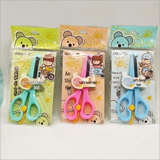 Capybara Cartoon Safety Scissors for Kids - Portable Craft Scissors