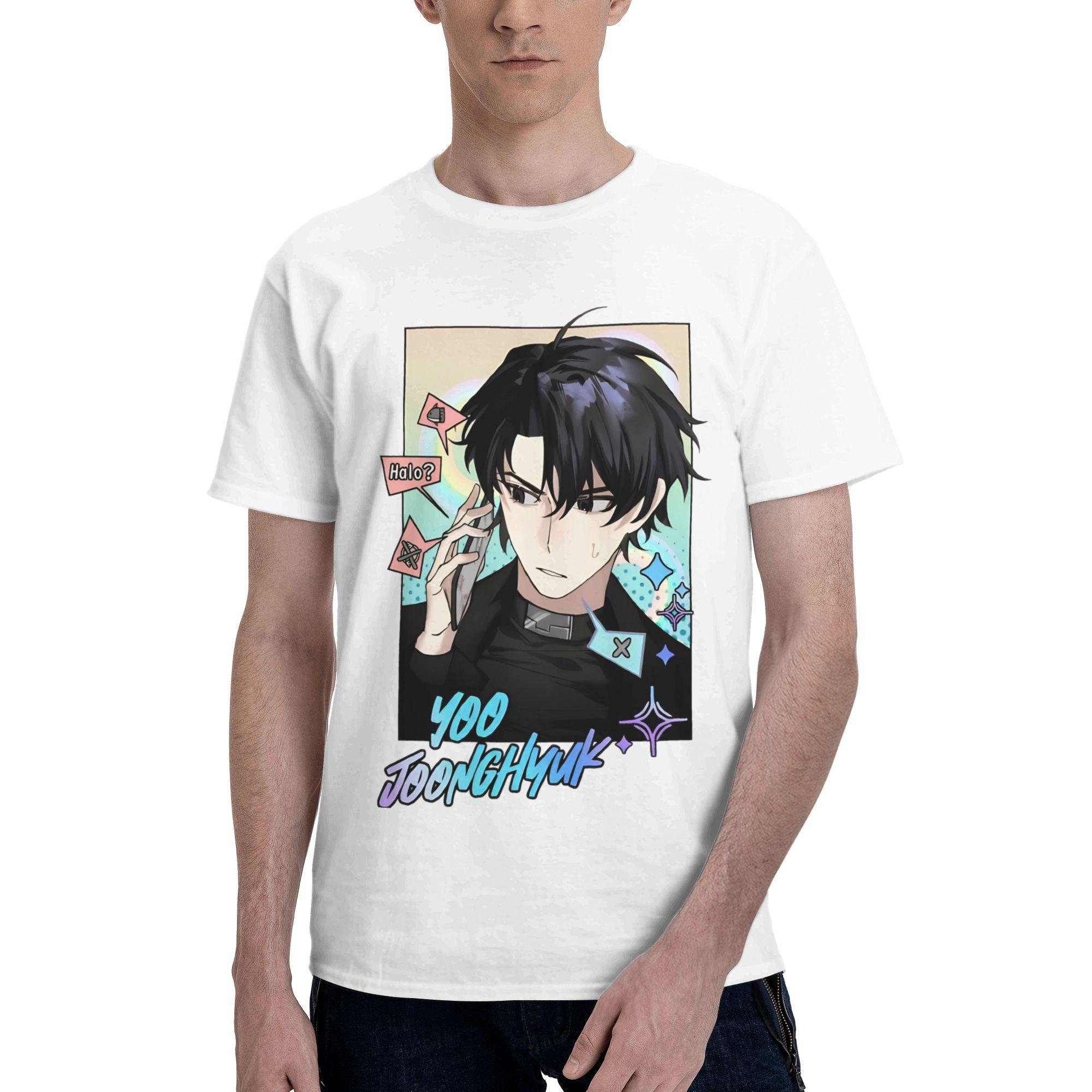 

Смешная Аниме Футболка Omniscient Reader Мужская Женская 100% Хлопок Футболки Точка Зрения Ким Докча Ю Чжунхёк Футболки Подарок на День Рождения Топы 4XL