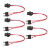 5Pcs Car Fuse Holder Connector Mini Heavy Duty Wire Extension for Vehicle ATM 20A 16AWG with 5 Fuses ACL L 29.2mm