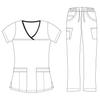 Summer Medical Scrub Suit - Short Sleeve Surgical Gown for Operating Room