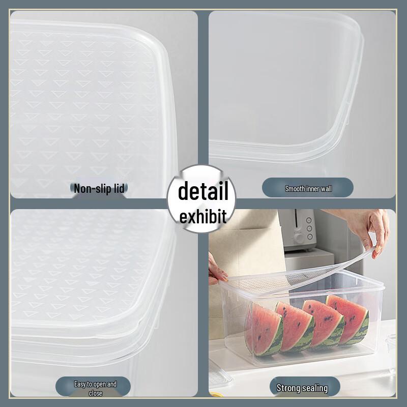 SPACEXPERT Transparent Lidded Food Storage Container