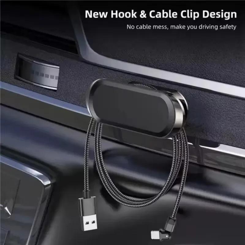 Magnetic Car Phone Stand 360 Rotation iPhone 15 16 Dashboard Mount