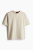 H M Loose FiT T sHirT ligHT Beige