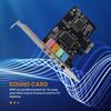 Internal Sound Card for Ahvqevn 5.1, Low-profile Bracket, 3D Stereo PCI-E, 8738 Chip, 3264-bit Sound Card with PCI.