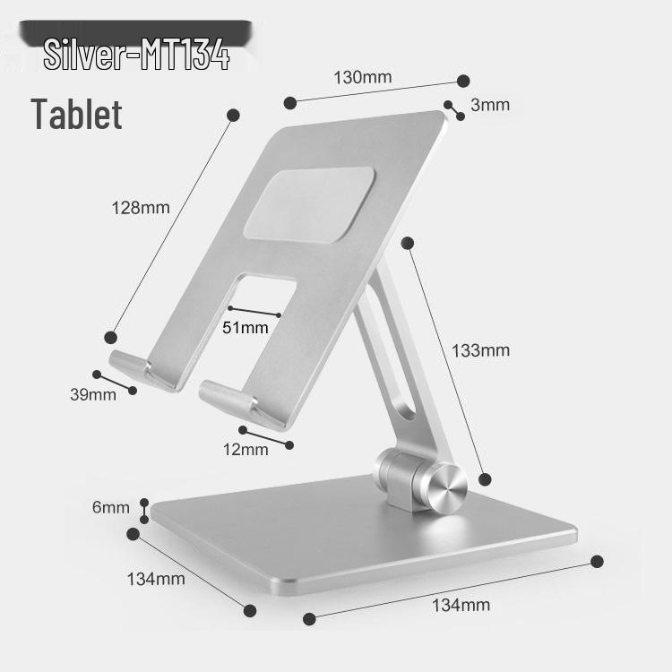Állítható Alumínium Tablet- és Telefonállvány iPadhez és Huaweihez - Asztali és Összecsukható Tartókonzol