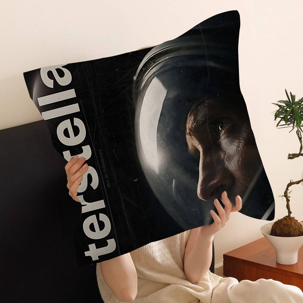 Hot Movie Interstellar Personalized Pillow Cover Kids Bedroom Wild Party Decor Pillowcase Kid Birthday Shower Gift