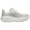 HOKA ONE ONE Bondi 9 Cushioning, Breathable, Supportive Low top Long Distance Running Shoes Women's White Silver Sneakers 1162012-SDSTS