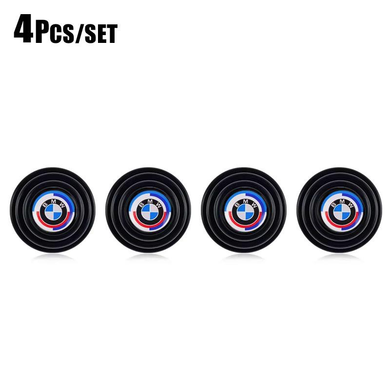 Vbjly8 4/8/12Pcs Soundproof Silicone Pad Car Styling Door Crash Pad For BMW M E46 E90 E60 F30 F10 E39 E36 F20 G30 G20 E87/Car TireValve Jo55