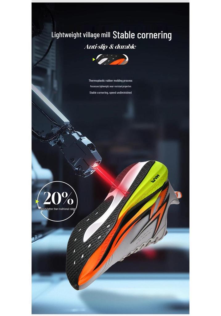 Flyburn 4 Carbonplatte Marathon Laufschuhe - Übergrößen Herren & Damen Grenzüberschreitende Trainings-Sneaker