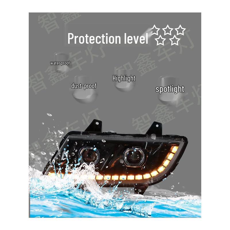 Dual-Lens Full-LED Laser Retrofitting Kit for Jiefang Xinhhanwei TianV HanV2.0 LongVH Headlights