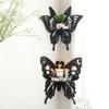 Butterfly Shaped Decorative Stand Fashionable Wall Shelf with Large Capacity Wood Jewelry and Perfumes Storage Rack